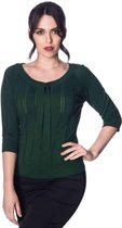 Dancing Days Longsleeve top -L- BELLE BOW PIONTELLE Groen