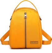 21KBarcelona  Rugtasje - Schoudertas - Handtas - Dames - Small - 5L- (2118) Mustard Geel