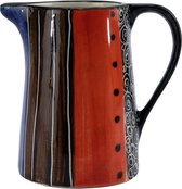 Pot à lait - Pot à lait Modèle: Violet - Oranje | Fabriqué à la main en Afrique du Sud - céramique de haute qualité - spécialement fabriqué par Letsopa Ceramics pour Nwabisa African Art