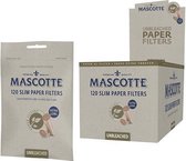 Mascotte 120 Slim Paper Filters - Extra Long - Organic 6 mm