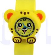 Tijger horloge met een slap on bandje