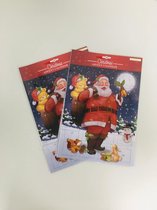 Kerst zelfmaak Aftelkalender  (2 x 2 Stuks)