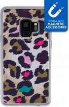 Samsung Galaxy S9 Hoesje - My Style - Magneta Serie - TPU Backcover - Colorful Leopard - Hoesje Geschikt Voor Samsung Galaxy S9