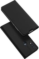 Motorola Moto E6s 2020 Wallet Case Slimline | DUX DUCIS | Zwart