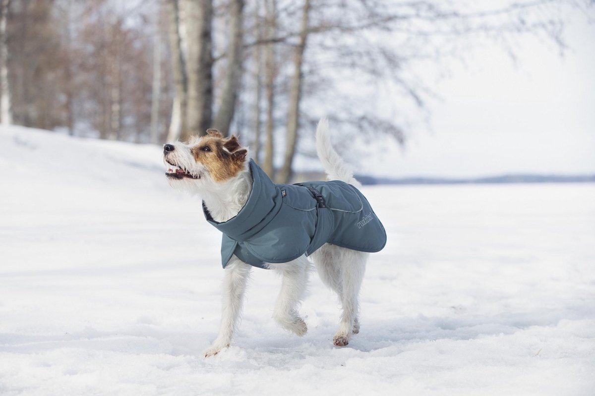 RukkaPets - Winterjas voor Honden - Olijf - Maat 25