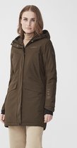 Tenson Hera - Outdoorjas - Dames - Donker Khaki - Maat 44