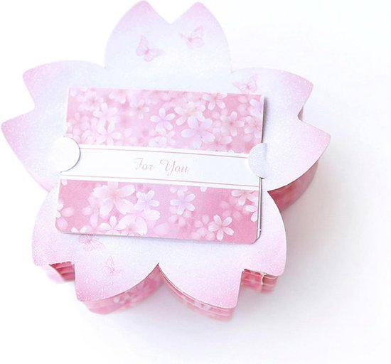 Carte Pop up Illustrations en papier Sakura 3D Fleur de cerisier