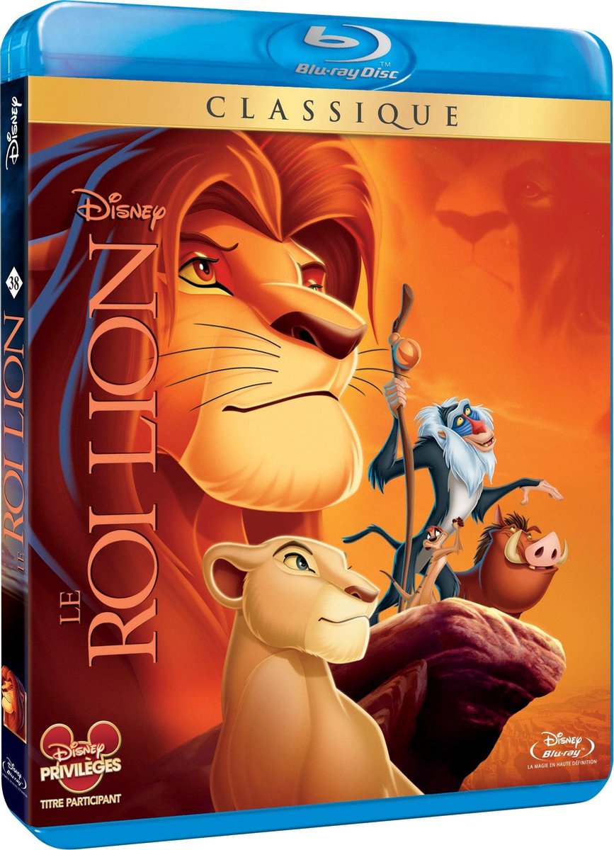 Le Roi Lion (Blu-ray) (Geen Nederlandse ondertiteling)