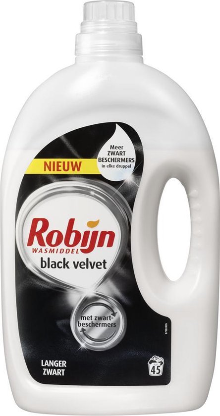 Robijn Vloeibaar Wasmiddel Black Velvet - 45 Wasbeurten | bol