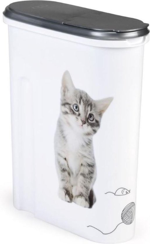 - Kattencontainer - Katten Droogvoer - Voedselbak - -... | bol.com