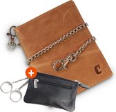 Safekeepers Paspoort hoesje -Paspoorthoes -Paspoorthouder - Paspoorthoesje -Cognac