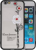 Love Forever Hoesjes Geschikt voor iPhone 6 / 6s Wit