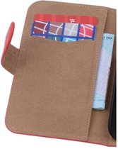 Bookstyle Wallet Case Hoesjes Geschikt voor Samsung Galaxy Note 4 N910F Rood