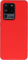 Samsung Galaxy S20 Ultra Hoesje Fashion Backcover Telefoonhoesje Rood