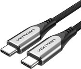 Vention USB C 3.1 Kabel - 4K 60Hz, 5Gbps en 60W PD Fast Charge - 1 Meter