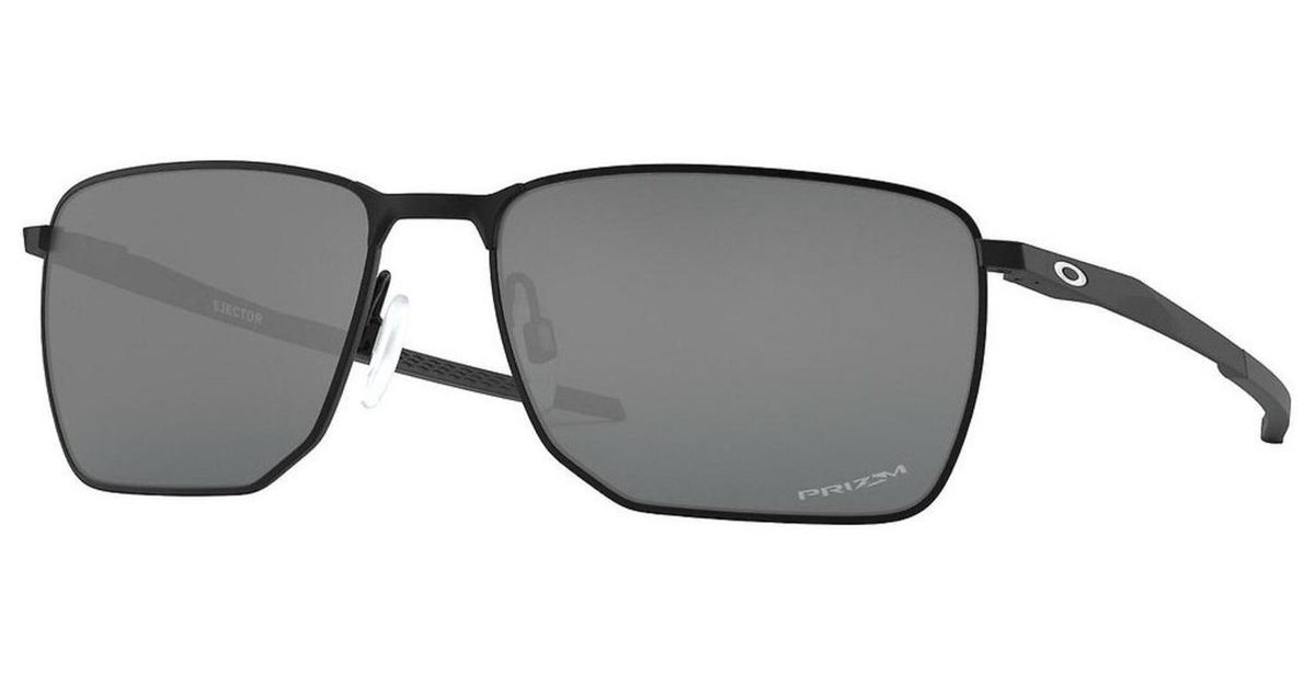 Oakley Ejector Lifestyle Satin Black Zonnebril OO414258414201 - Zwart
