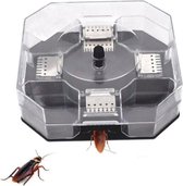 WDMT™ Kakkerlakkenval | 4 ingangen | Val voor het vangen van kakkerlakken (- inclusief lokvoer)