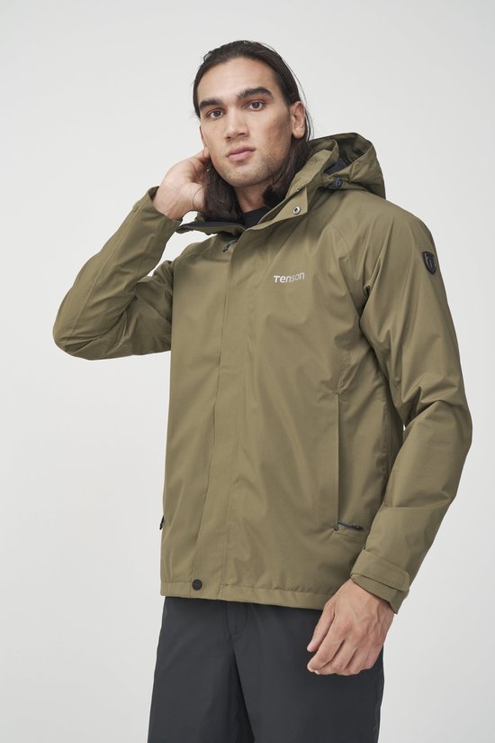 Tenson Biscaya Evo Jkt M - Regenjas - Heren - Olijfgroen - Maat 3XL