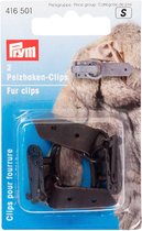 Clips voor bonthaken bruin