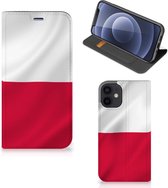 Telefoonhoesje met Naam Geschikt voor iPhone 12 Mini Smartphone Hoesje Poolse Vlag