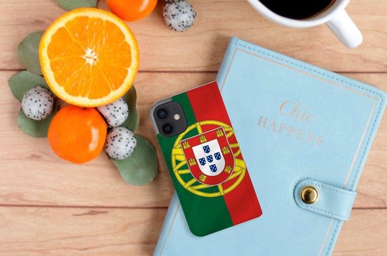 Étui pour téléphone portable iPhone 12 Mini Bookcase drapeau portugais