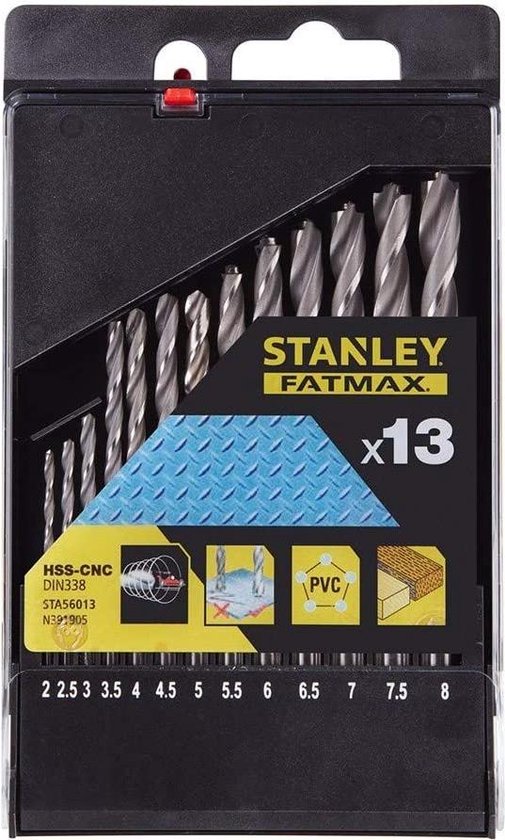 Stanley metaalboren 'FatMax STA56013-QZ' - 13 stuks