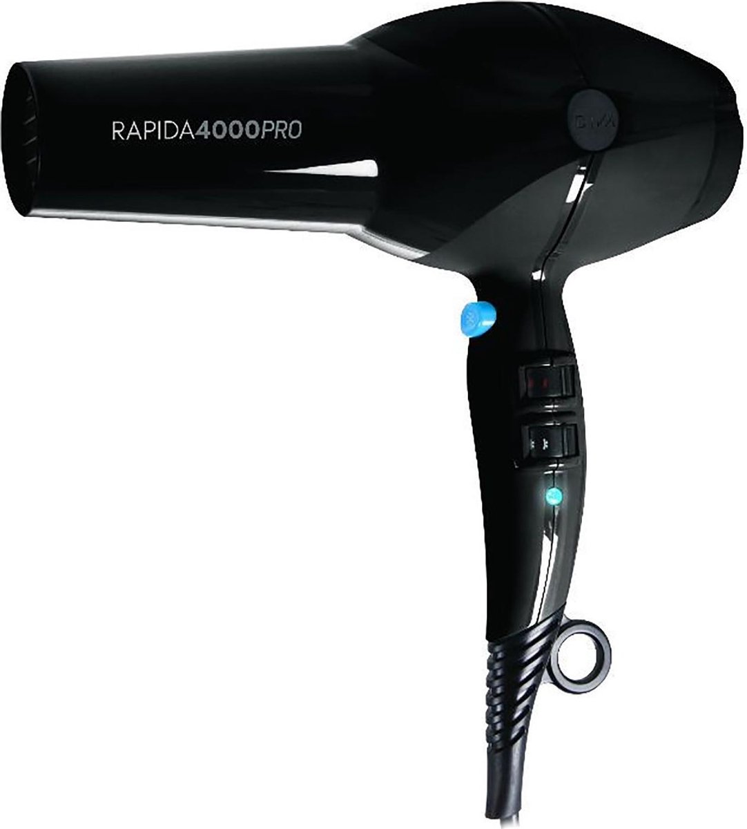 Rapida 4000 Pro Haardroger Onyx - Zwart