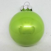 Kerstbal, groen, glans, 3 stuks Ø 5.5 cm: Glas