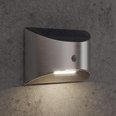 Solar wandlamp welkomstlicht - Design - Chroom - Tuinverlichting op Zonne-energie