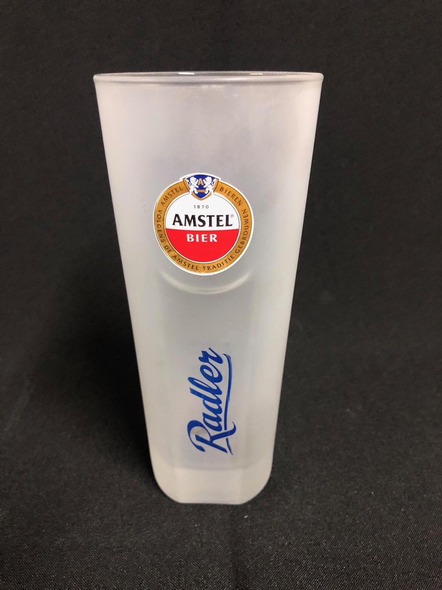 woestenij misdrijf niettemin Amstel radler frosted bierglas bierglazen doos 6x30cl bier glas glazen |  bol.com