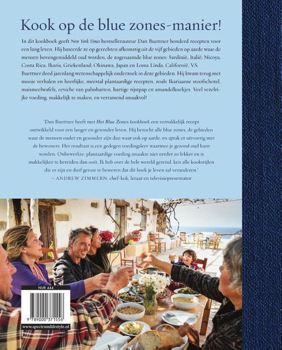 Blue zones kookboek - Dan Buettner