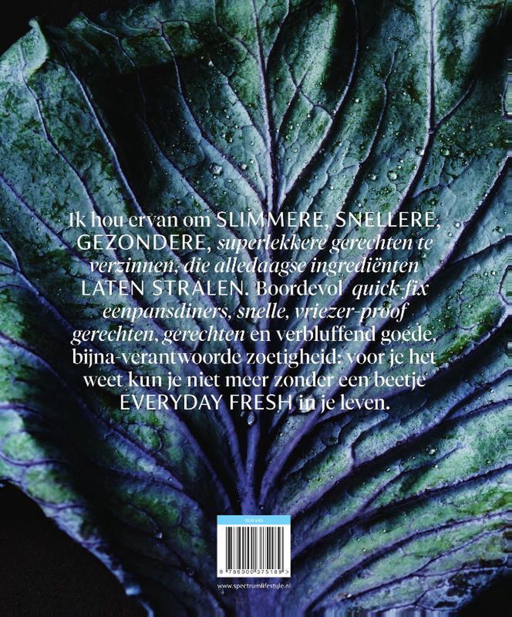 Everyday Fresh - back cover