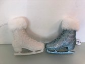 Kerstdecoratie - Kunstschaats - 2 pcs.