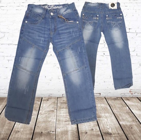 Stoere jongens jeans H3180 -s&C-110/116-spijkerbroek jongens | bol.com