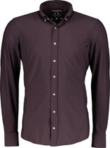 Hensen Overhemd - Body Fit - Bordeaux - XL