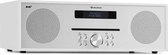 auna Silver Star CD-DAB - Slot-In CD speler - DAB+ / FM radio - Bluetooth - AUX IN, USB en koptelefoonuitgang - edelmetaal frontpaneel