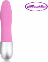 Vibrator - Draagbare Vibrator - G spot - Clitoris Stimulator - 11,5 cm - Voor vrouwen - dildo - Roze