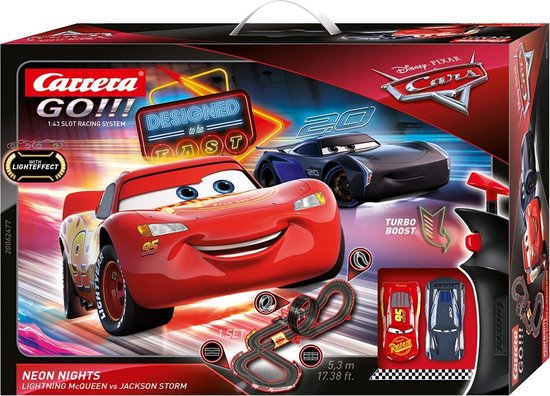 Carrera GO!!! Disney Cars Neon Nights - Racebaan | bol.com