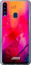 Samsung Galaxy A20s Hoesje Transparant TPU Case - Colour Bokeh #ffffff