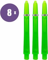 ABC Darts - Dart Shafts - Kunststof Glow Groen - Medium 8 sets