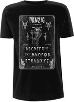 Danzig Heren Tshirt -L- Ouija Board Zwart