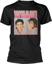 Wham! Heren Tshirt -M- Everything She Wants Zwart