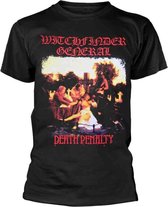 Witchfinder General Heren Tshirt -M- Death Penalty Zwart