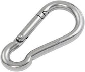 Karabijnhaak / carabiner 10x100mm - gegalvaniseerd