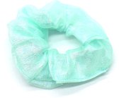 Dielay - Shiny Scrunchie - Haarelastiek - Blauw