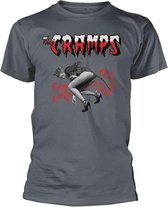 The Cramps Heren Tshirt -M- Do The Dog Grijs