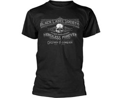 Black Label Society Heren Tshirt -S- Merciless Forever Zwart