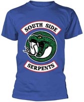 Riverdale Heren Tshirt -XL- Southside Serpents Blauw