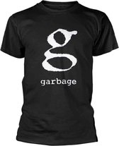 Garbage Heren Tshirt -M- Logo Zwart
