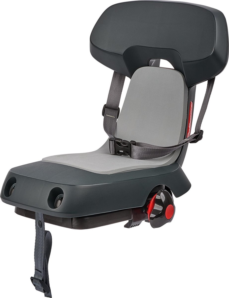 Polisport Guppy Junior Light Fietsstoeltje Achter - Dark grey | bol.com